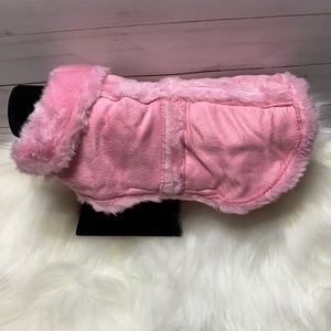 *NWOT Chic faux suede/fur overcoat for VS fur-baby